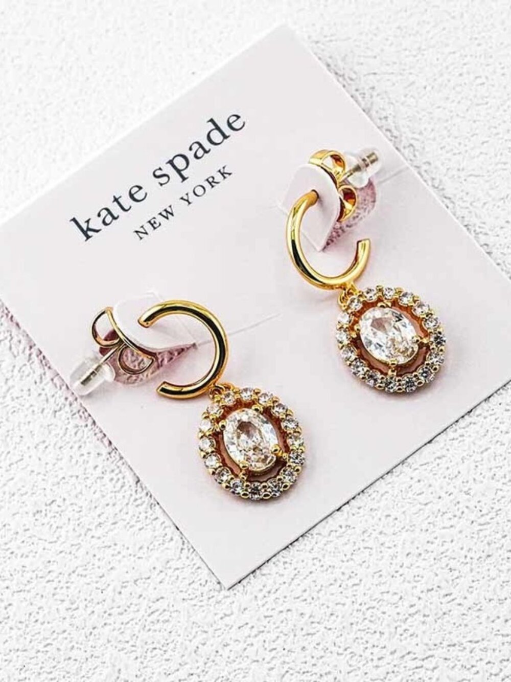 Kate Spade Crystal Inlaid Earrings